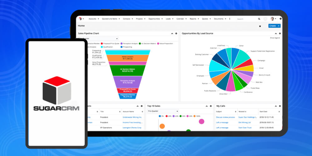 Phần mềm quản lý quan hệ khách hàng SugarCRM