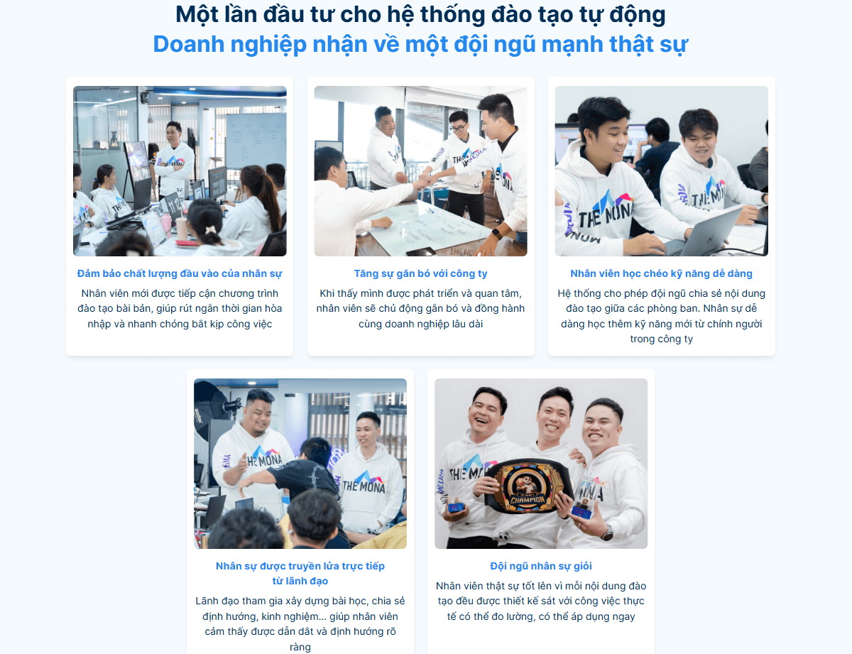 Kết quả khi ứng dụng MONA SkillHub