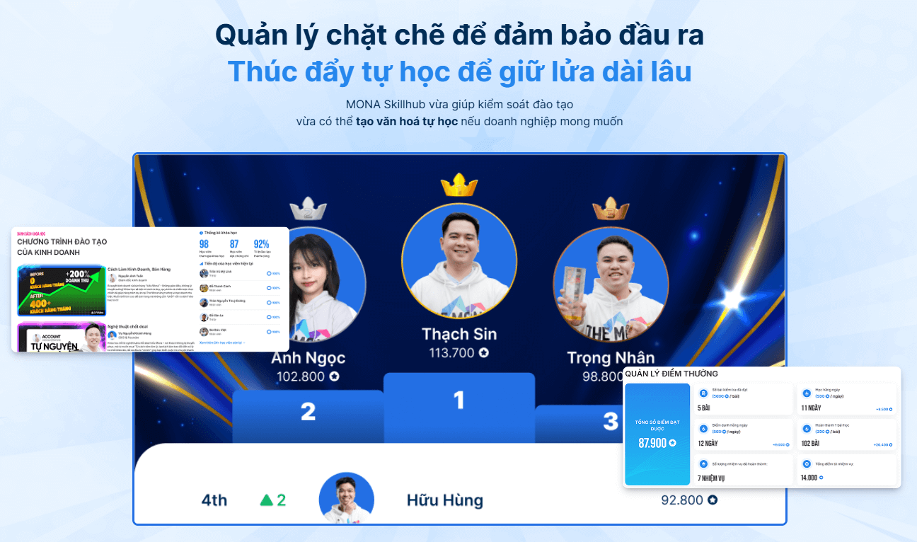 Nhân sự MONA thi đua học tập và đào tạo