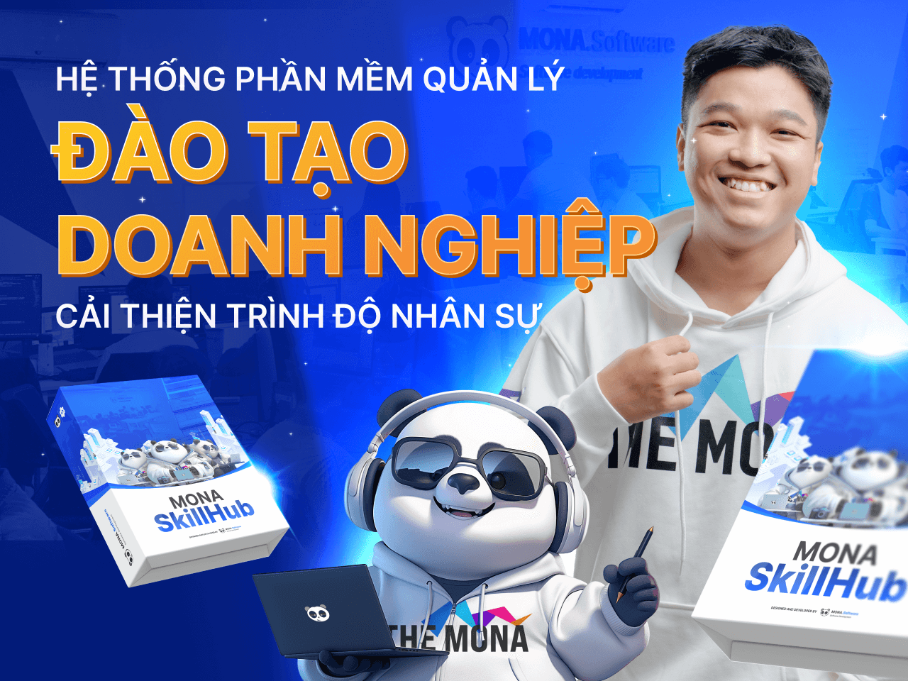 Phần mềm đào tạo nội bộ MONA SkillHub