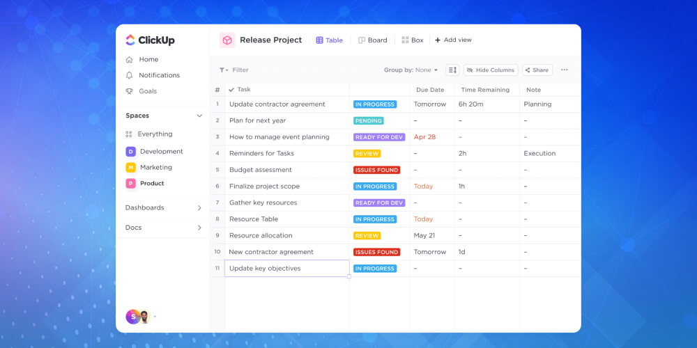 Phần mềm ClickUp