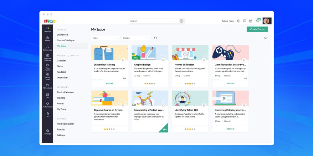 Phần mềm quản trị nhân sự Zoho People